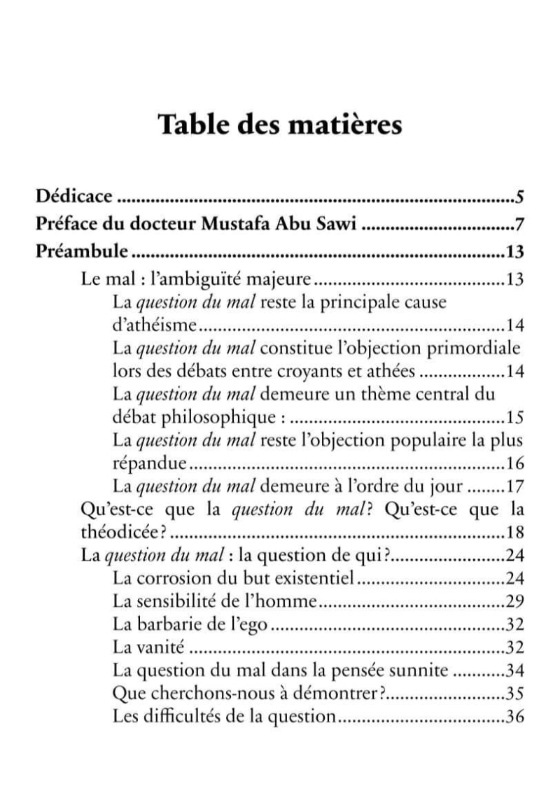 La question du mal et de l'existence de Dieu : réponses aux principales allégations des athées