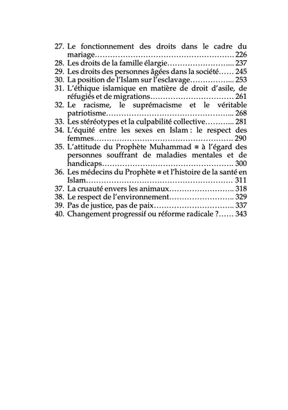 40 hadiths sur la justice