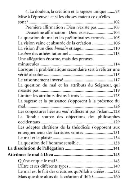La question du mal et de l'existence de Dieu : réponses aux principales allégations des athées